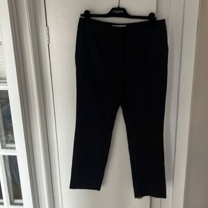 LANVIN black cropped trousers